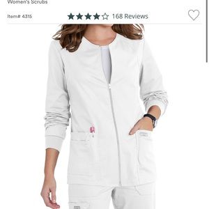 Cherokee Workwear Core Stretch Zip Front Warm Up Jacket Size Medium